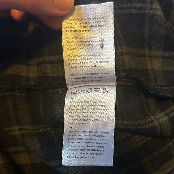 Green and grey flannel medium - Picture 4 of 5